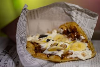 Смаш банана гофрета малка