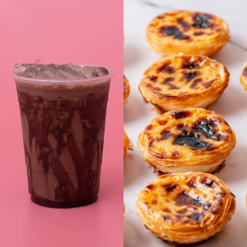 2 Iced Chocolate + 4 Pasteles de Nata