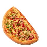 Піца-половинка курка, бекон, ковбаса Салямі 30 см (280 г)