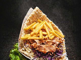 Kebab z frytkami