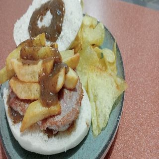 Montadito mantecaito sevillano