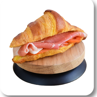 Croissant Serrano Con Queso Y Tomate