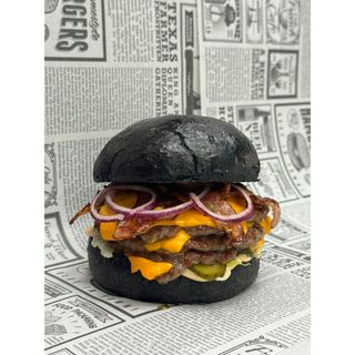 Black Smash triple bacon burger