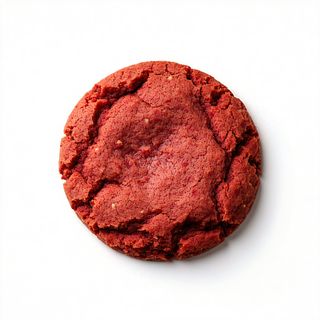 Red velvet & white choc cookies