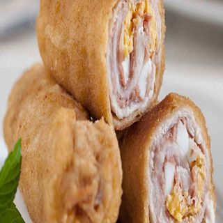 Flamenquín de cheddar