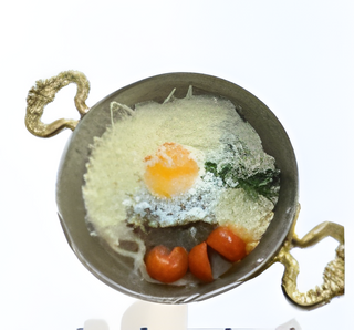 Jajka sadzone z żółtym serem