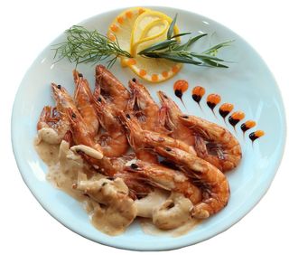 Ծովախեցգետին տապակած