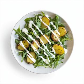 Sztuka mięsa w sosie chrzanowym