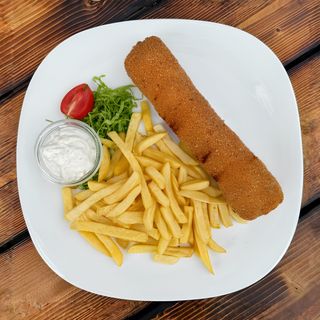 Karađorđeva šnicla s pomfritom