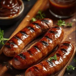 Salchicha De Cerdo A La Brasa