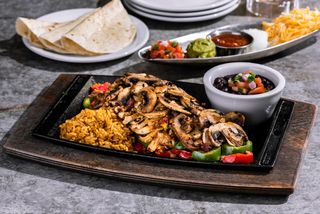 Mushroom Jack Chicken Fajitas