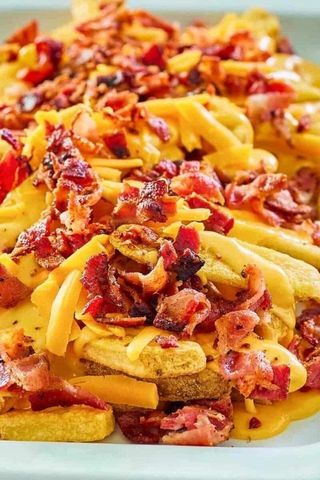 Bacon cheese fries