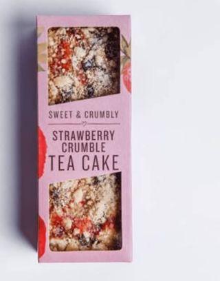 Strawberry Crumble Tea Cake