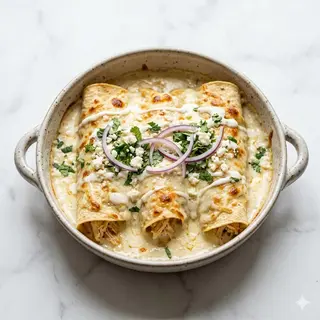 Enchiladas Cremosas De Queso (3 Uds.)