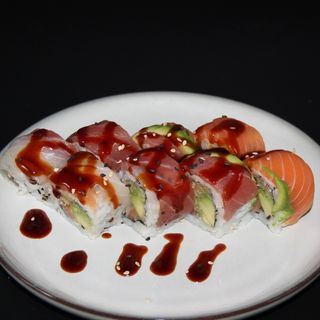 Uramaki rainbow roll 8 pezzi(60)