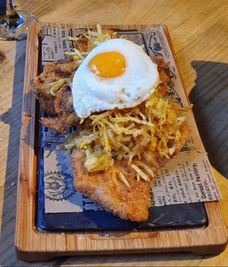 Cotoletta a la milanesa de ternera lechal de Avila 