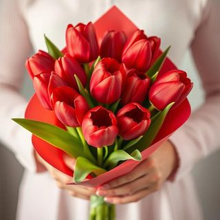 Ramo pequeño tulipanes