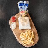 Mini Tacos + Frites + Caprisun