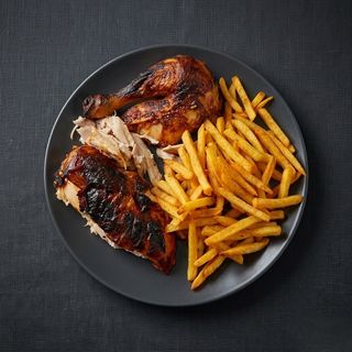 Grilled Chicken With Fries