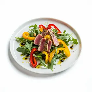 Ensalada Con Pimientos Asados Y Ventresca