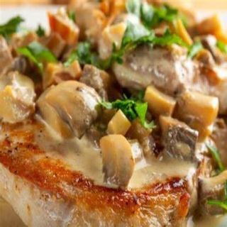 Cerdo Con Champiñones