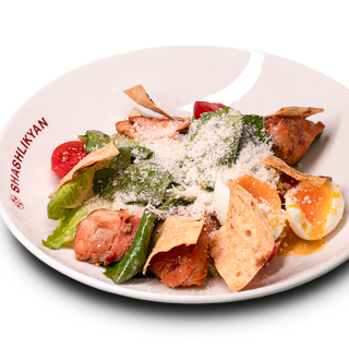 Салат Цезар з чипсами із лаваша-330г.