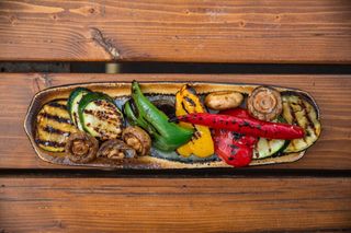 Robata grilled vegetables