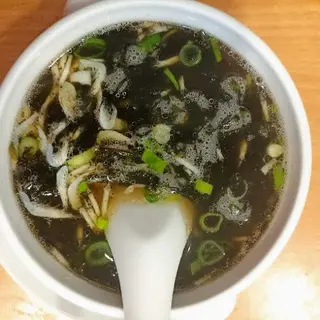 Sopa De Gambitas Secas Con Algas  