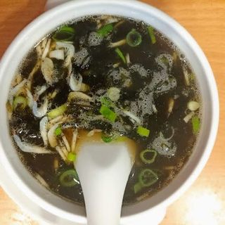 Sopa De Gambitas Secas Con Algas  