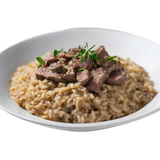 Rižoto biftek sa vrganjima i suvim šljivama