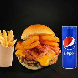 MENU springfield steak burger