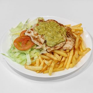 Prego com pesto cremoso