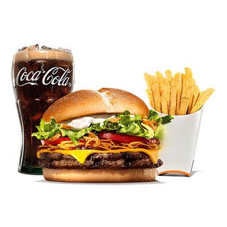 Double Steakhouse Bacon meal