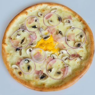 Pizza carbonara