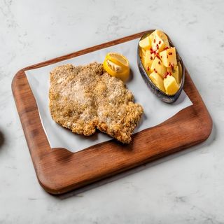 Șnițel de vită în crustă panko