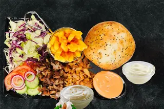 Doner de vita la farfurie