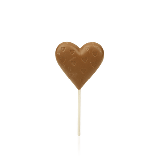Сердечко На Паличці З Молочного Шоколаду