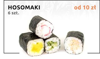 Hosomaki z węgorzem