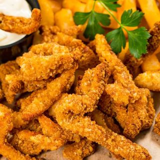 RABAS DE CALAMAR CON ALIOLI DE LIMA