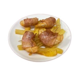 Langostinos Con Bacon (plato)