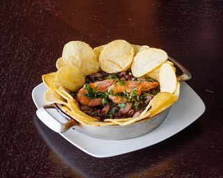 Lulinhas na Frigideira com Camarão