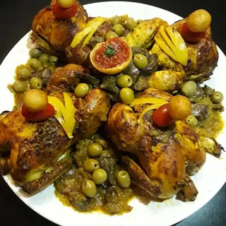 1/4 poulet daghmira