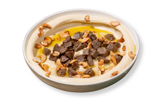 Hummus cu carne de vită