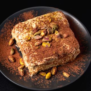 Tiramisú de pistacho