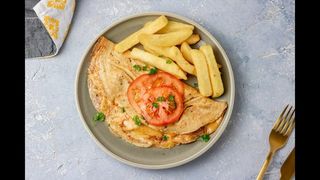 Omelette with Chips