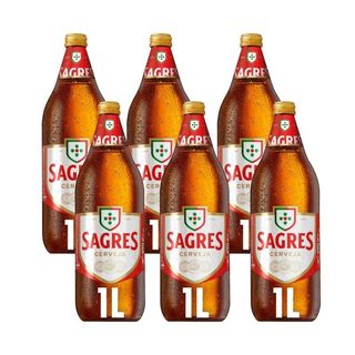 6x Sagres 1L (5,0% Vol.)