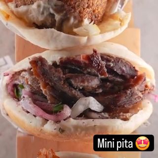 Pita Fix box 6 pièces shawarma viande + frites