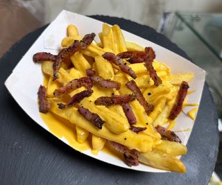 Loaded fries guanciale