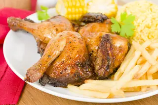 1/2 pollo allo spiedo 