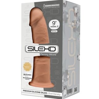 SilexD – Modelo 2 Pênis Realístico Premium Silexpan Silicone Caramelo 23 cm
